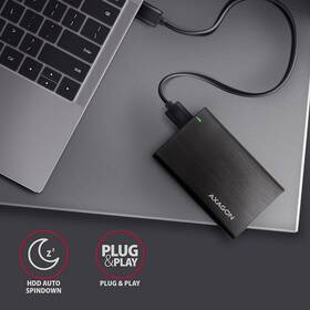 Box na HDD Axagon USB-A SATA 2.5 HDD 

 obrázok produktu 4 z 5