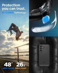 Kryt na mobil Spigen Rugged Armor - Samsung Galaxy A37 5G čierny

 obrázok produktu 11 z 14