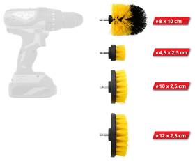 Súprava kief Compass 10380 (4 ks) 

 obrázok produktu 1 z 6