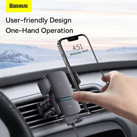 Držiak na mobil Baseus Wisdom Auto Alignment s bezdrôtovým nabíjaním 15 W čierny

 obrázok produktu 14 z 14