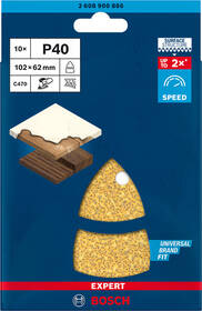 Brúsny papier Bosch Expert 2.608.900.886 (10 ks) 

 obrázok produktu 1 z 2