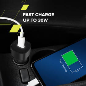 Adaptér do auta Canyon OnDrive 30 PD 30W USB-C čierny

 obrázok produktu 5 z 8
