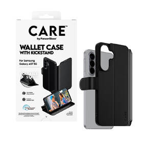 Puzdro na mobil flipové PanzerGlass CARE Wallet Kickstand na Samsung Galaxy A57 čierne

 obrázok produktu 4 z 6