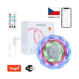 LED pásik IMMAX NEO LITE SMART/ 18W/ Wi-Fi/ IP65/ RGB/ TUYA/ DO + Music/ 5m 

 obrázok produktu 2 z 6