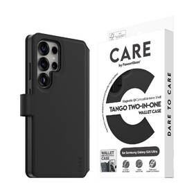 Puzdro na mobil flipové PanzerGlass CARE Tango 2v1 Qi na Samsung Galaxy S25 Ultra čierne

 obrázok produktu 3 z 10