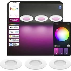 Vstavané svietidlo Philips Hue WCA Slim Recessed Light S (3ks) biele

 obrázok produktu 1 z 7