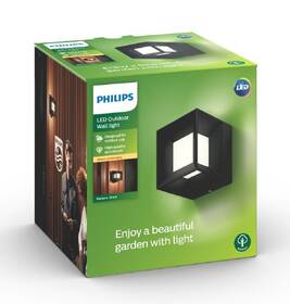 Nástenné svietidlo Philips Parterre, LED čierne

 obrázok produktu 3 z 3
