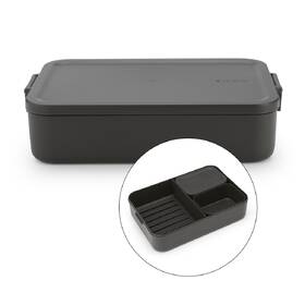 Jedálenský box Brabantia Bento Make & Take, dark grey čierny

 obrázok produktu 1 z 22