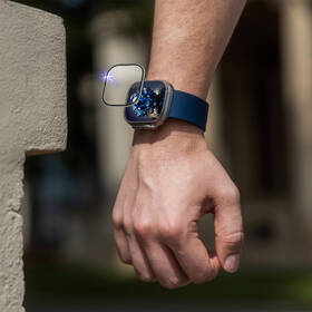 Tvrdené sklo FIXED Sapphire na Apple Watch Ultra s oceľovým rámčekom 

 obrázok produktu 6 z 7
