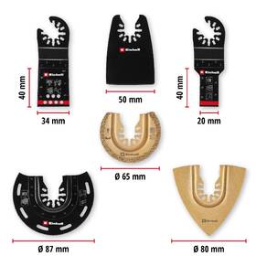 Súprava pre multibrúsku Einhell (6 ks), 49708106 

 obrázok produktu 1 z 5