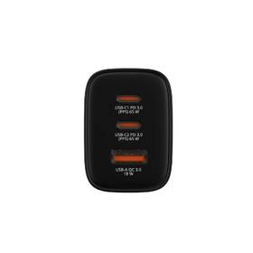 Nabíjačka do siete Verbatim Essentials 65W, 2×USB-C PD, 1×USB-A QC čierna

 obrázok produktu 2 z 5