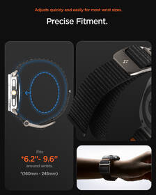 Remienok Spigen DuraPro Flex na Samsung Galaxy Watch 8 (40/44/46mm) čierny

 obrázok produktu 15 z 19