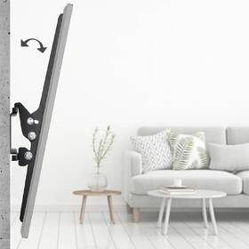 Držiak na TV Hama 220812, nástenný, výklopný, pre uhlopriečky 32" až 75", max. nosnosť 40 kg čierny

 obrázok produktu 2 z 4