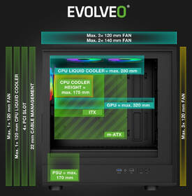 Case Evolveo Panthera, 3x ARGB čierna

 obrázok produktu 9 z 9