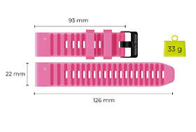 Remienok Mobile Origin Easy Strap Silicone Watch 22mm ružový

 obrázok produktu 3 z 6