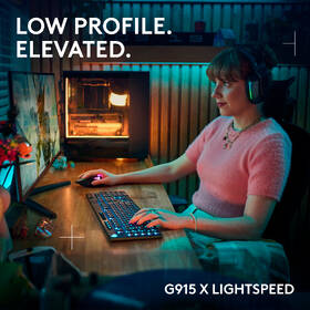 Klávesnica Logitech G915 X Lightspeed Wireless, US layout čierna

 obrázok produktu 1 z 9