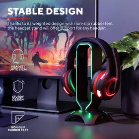 Stojanček Trust GXT 265 Cintar RGB čierny

 obrázok produktu 7 z 8