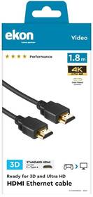 Kábel Ekon HDMI-HDMI 1.4 1,8M 

 obrázok produktu 1 z 1