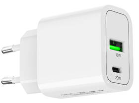Nabíjačka do siete Mobile Origin 1x USB-A/1x USB-C PD20W biela

 obrázok produktu 3 z 15