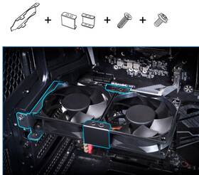 Držiak AKASA PCI Slot Bracket for 80 or 92 mm Fans čierny

 obrázok produktu 3 z 3