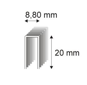 Sponky do sponkovačky RON 352/20 M (5200 ks) 

 obrázok produktu 1 z 1