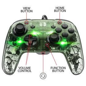 Gamepad PDP Afterglow Deluxe+ pre Nintendo Switch priehľadný

 obrázok produktu 4 z 5