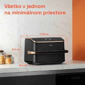 Fritéza teplovzdušná COSORI TF101S Dual Blaze TwinFry 10 l čierna

 obrázok produktu 10 z 13