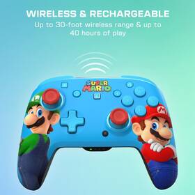 Gamepad Turtle Beach Rematch Wireless Mario a Luigi, NS2 modrý

 obrázok produktu 10 z 14