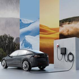 Nástenná nabíjacia stanica dé pro elektromobily 11kW s 10m kabelem, verze s CZ aplikací čierna

 obrázok produktu 5 z 8