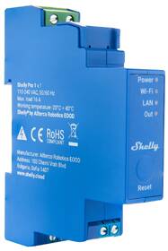 Modul Shelly Pro 1, na DIN lištu, Wi-Fi, LAN 

 obrázok produktu 1 z 5
