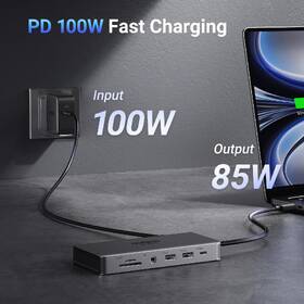 Dokovacia stanica UGREEN Revodok Pro 11-in-1 USB-C sivá

 obrázok produktu 5 z 7