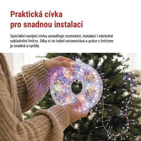 LED reťaz EMOS na cívce, nano, stříbrný, 19,2 m, venkovní i vnitřní, multicolor, časovač strieborný

 obrázok produktu 4 z 7