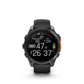 Inteligentné hodinky Garmin fenix 8 47 mm AMOLED - Slate Gray / Black Silicone Band 

 obrázok produktu 5 z 15