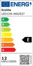 LED žiarovka ECOLITE LED12W-/E27/3000 

 obrázok produktu 1 z 1