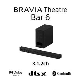Soundbar Sony Bravia Theatre Bar 6 čierny

 obrázok produktu 9 z 12