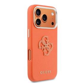 Kryt na mobil Guess PU Resin Logo na Apple iPhone 17 Pro oranžový

 obrázok produktu 3 z 6