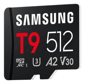 Pamäťová karta Samsung T9 MicroSDXC 512GB UHS-I U3 (200R/130W) čierna

 obrázok produktu 1 z 4