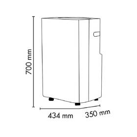 Mobilná klimatizácia Argo 398400041 ALPHA PLUS, 13 000 BTU sivá

 obrázok produktu 4 z 7