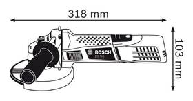Uhlová brúska Bosch Professional GWS 7-125 0.601.388.108 

 obrázok produktu 3 z 3