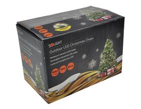 Vianočné osvetlenie Solight LED reťaz, 500 LED, 50+5 m, IP44, teplá biela 

 obrázok produktu 6 z 6
