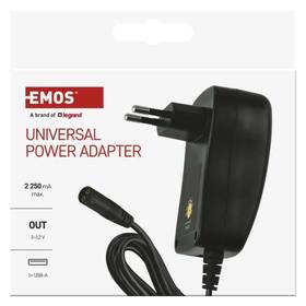 Sieťový adaptér EMOS 2250mA s hrebienkom, pulzný, USB 

 obrázok produktu 3 z 3