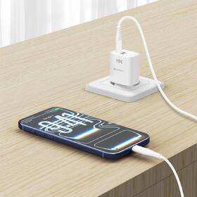 Nabíjačka do siete Swissten EDGE GaN 1x USB-C PD 20W/1x USB-A 18W QC biela

 obrázok produktu 8 z 8