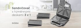 Sendvičovač Concept SV3054 3 v 1 

 obrázok produktu 10 z 10