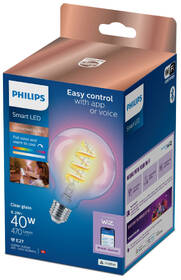 Inteligentná žiarovka Philips Smart LED G95, 6,3 W, E27, RGB 

 obrázok produktu 3 z 3