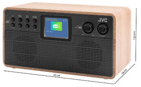 Rádioprijímač s DAB+ JVC RA-E731B-DAB čierny/drevený

 obrázok produktu 2 z 7