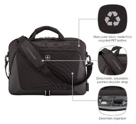 Brašna na notebook Wenger XE Brief 16" čierna

 obrázok produktu 8 z 14