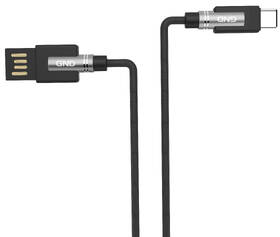 Kábel GND USB / USB-C, 1m, opletený čierny

 obrázok produktu 2 z 2