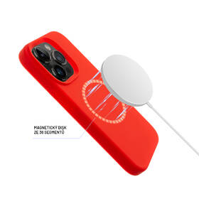 Kryt na mobil FIXED MagFlow s podporou MagSafe na Apple iPhone 14 Pro červený

 obrázok produktu 5 z 6