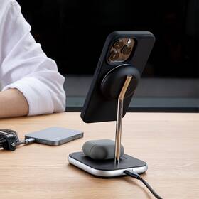 Bezdrôtová nabíjačka Epico 2v1 MagSafe Wireless čierna

 obrázok produktu 4 z 6