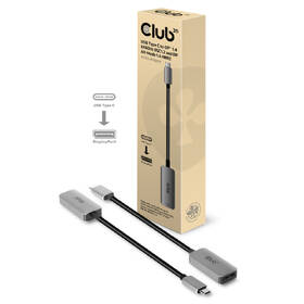 Redukcia Club3D USB-C/DisplayPort 1.4 (F/M) sivá

 obrázok produktu 1 z 3